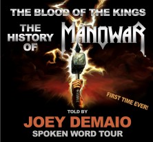MANOWAR’s Joey DeMaio Announces Spoken Word Tour ‘The Blood of The Kings’