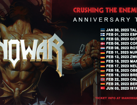 manowar tour 2023 europe