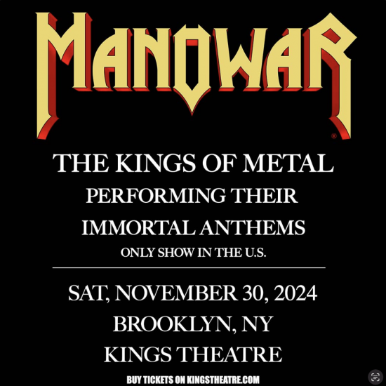 MANOWAR - Released 20 years ago today, best-selling album