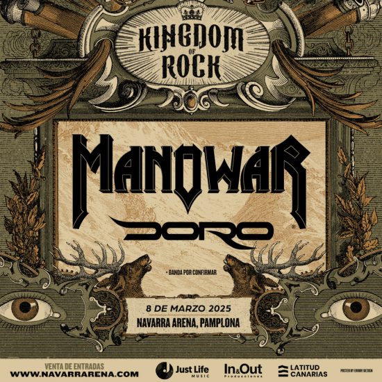 THE KINGS OF METAL WILL HEADLINE KINGDOM OF ROCK FESTIVAL 2025 PAMPLONA, SPAIN!   The wait is over, Spain! For the first time since 2012, the Kings of Metal, MANOWAR, will return to Spain for a headlining performance at the Kingdom of Rock Festival on Saturday, March 8, 2025, in Pamplona! This highly anticipated performance is part of the monumental Blood Of Our Enemies Tour 2025, celebrating over four decades of true metal. MANOWAR’s long-overdue return will feature a setlist forged in metal history, including songs from the iconic 1984 albums Hail To England and Sign Of The Hammer, alongside other epic hymns from the band’s legendary career. Fans can expect an unforgettable performance delivered with all the power, glory, and might that only MANOWAR can bring. "Spain has always been home to some of the most passionate and dedicated Manowarriors in the world. And Pamplona is a city built on tradition, courage, and passion—everything MANOWAR stands for,” said Joey De Maio, MANOWAR’s bassist and founder. “Our Spanish Army Of Immortals is outstanding in their loyalty and energy! We are beyond excited to finally return to Spain and deliver a show that will make history. Together, we will reign in glory!”  Event Details: Date: Saturday, March 8, 2025 Event: Kingdom Of Rock Festival 2025 Venue: Navarra Arena City: Pamplona, Spain 